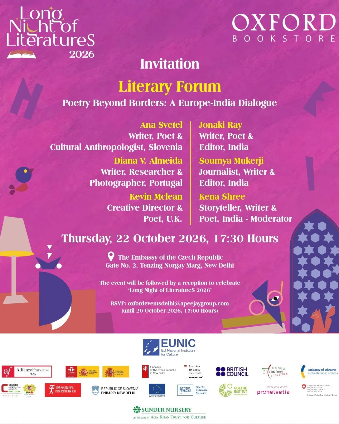 Literary Forum at The Long Night of LiteratureS 2026